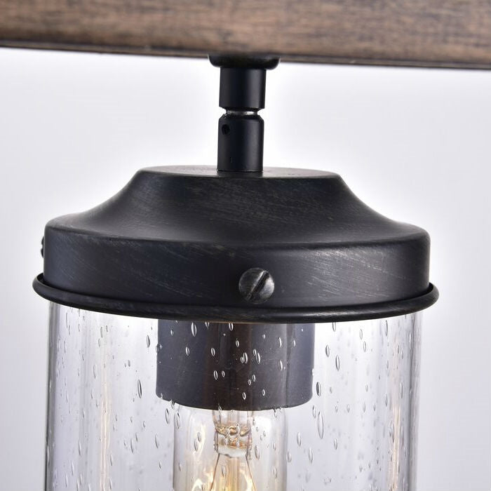 4 Light Adjustable Dimmable Rectangle Chandelier