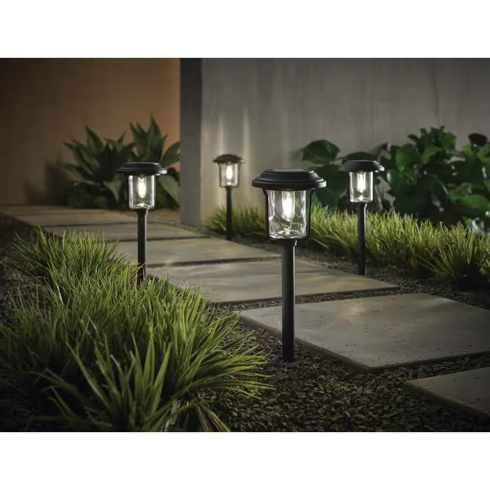 4 Pack - Solar LED Light Set - Outdoor Path Lighting
