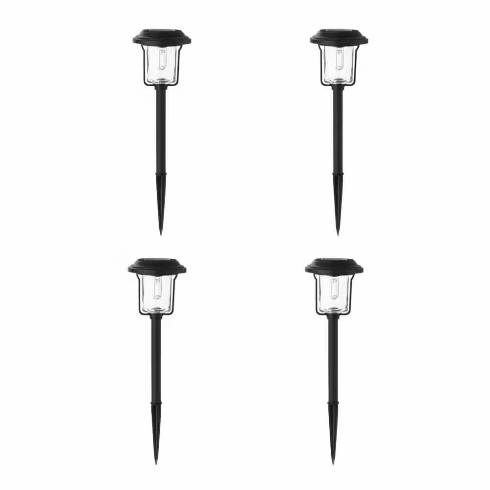 4 Pack - Solar LED Light Set - Outdoor Path Lighting